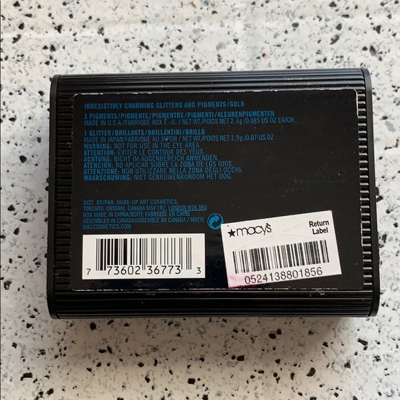 NWT MAC Cosmetics Gold Irresistibly Charming Glitt - Picture 4 of 7